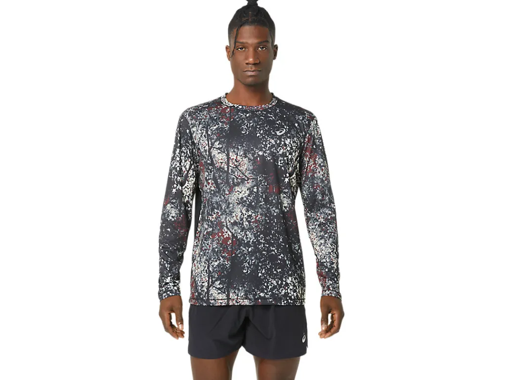 Heren ASICS Shirts Met Lange Mouwen*Aop Ls Top