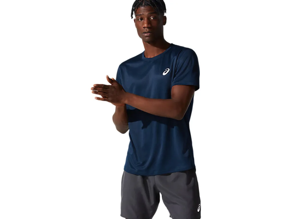 Heren ASICS Shirts Met Korte Mouwen*Core Ss Top