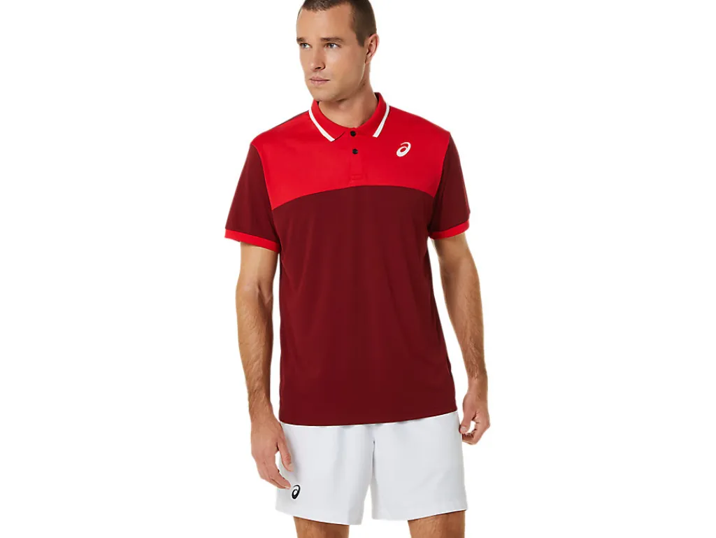 Heren ASICS Shirts Met Korte Mouwen*Court Polo Shirt