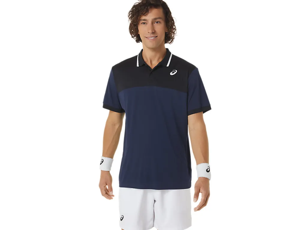 Heren ASICS Shirts Met Korte Mouwen*Court Polo Shirt
