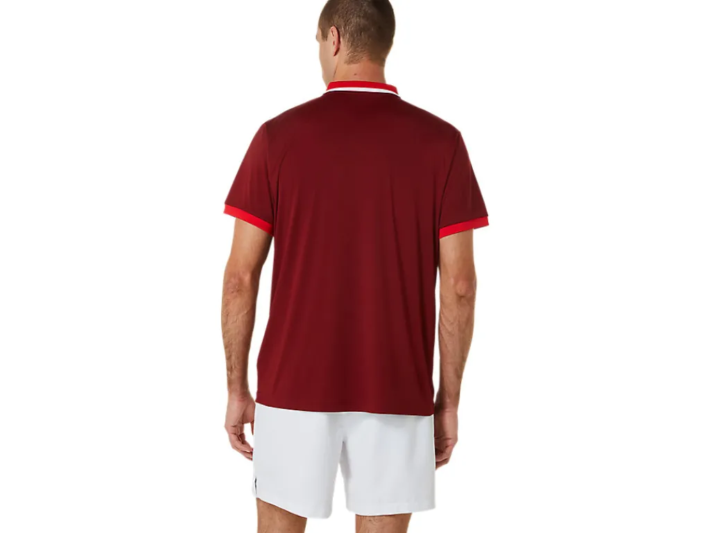 Heren ASICS Shirts Met Korte Mouwen*Court Polo Shirt