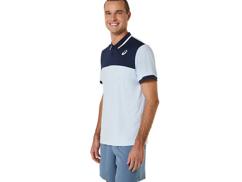 court_polo_shirt_2.webp Heren ASICS Shirts Met Korte Mouwen*Court Polo Shirt