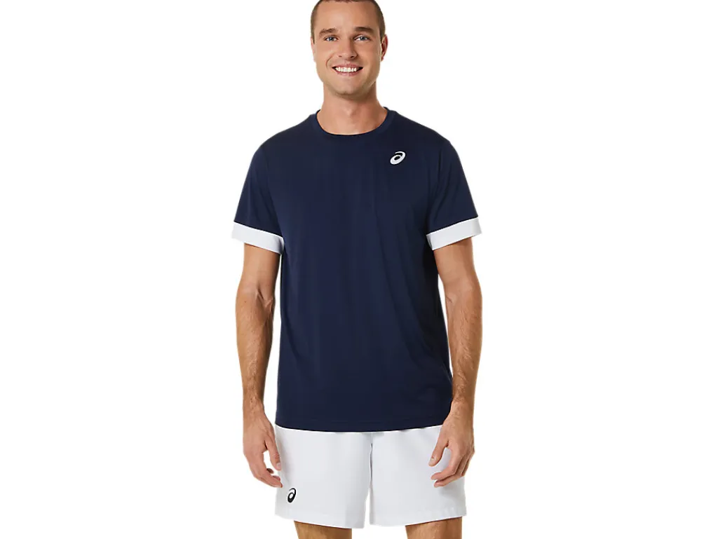 Heren ASICS Shirts Met Korte Mouwen*Court Ss Top
