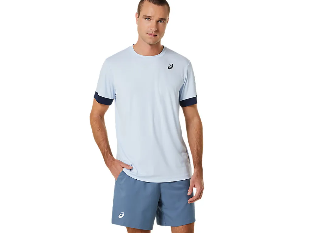 Heren ASICS Shirts Met Korte Mouwen*Court Ss Top