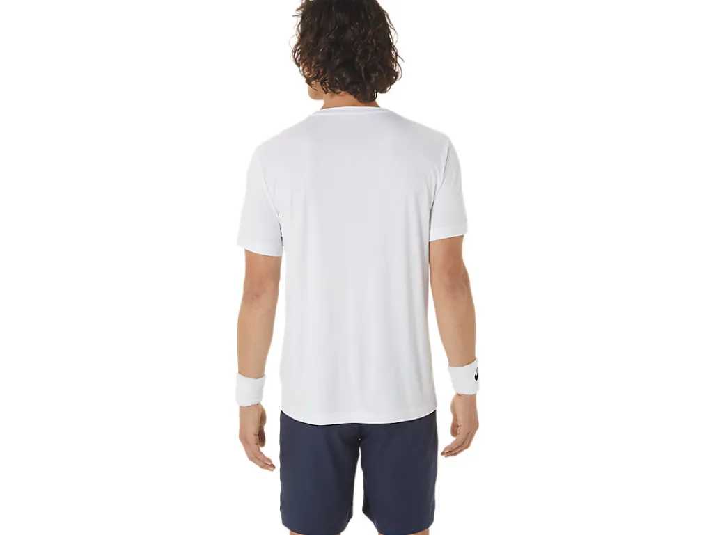 Heren ASICS Shirts Met Korte Mouwen*Court Tennis Graphic Tee