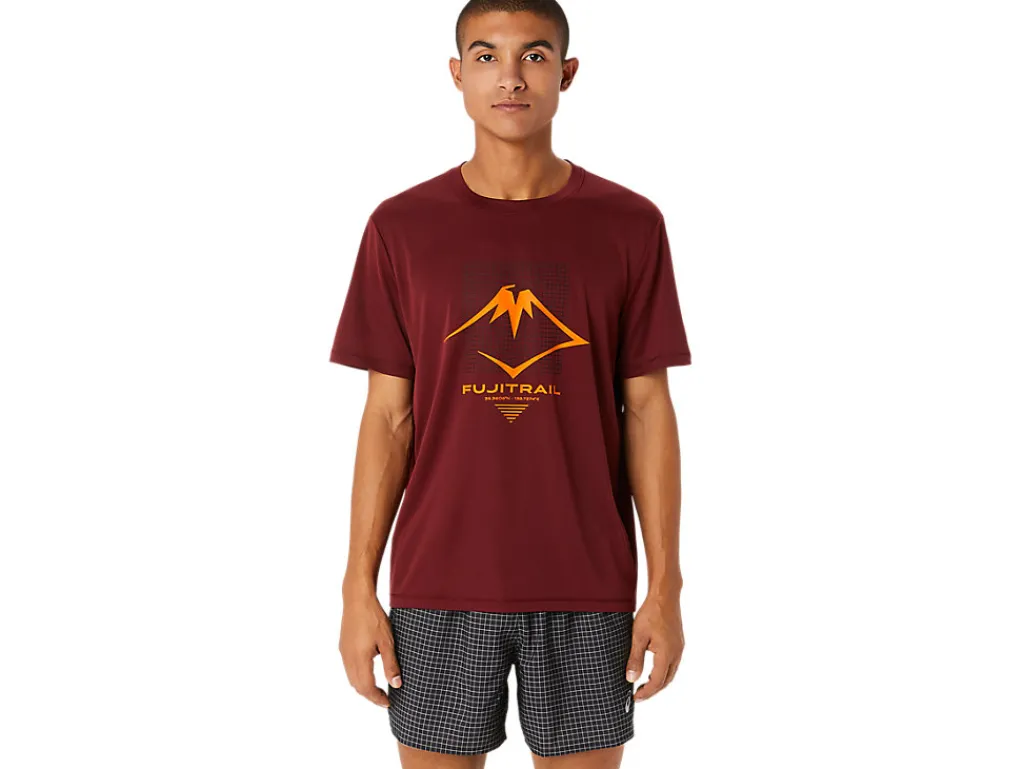 Heren ASICS Shirts Met Korte Mouwen*Fujitrail Logo Ss Top