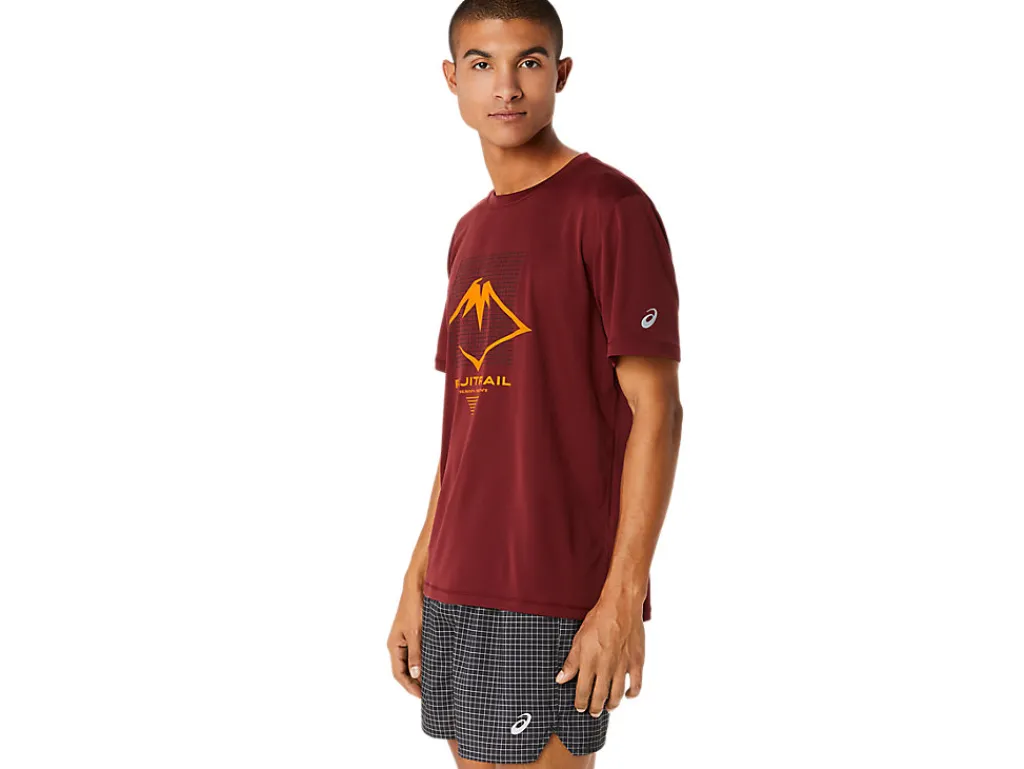 fujitrail_logo_ss_top_2-1.webp Heren ASICS Shirts Met Korte Mouwen*Fujitrail Logo Ss Top