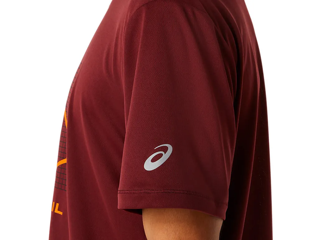 fujitrail_logo_ss_top_4-1.webp Heren ASICS Shirts Met Korte Mouwen*Fujitrail Logo Ss Top
