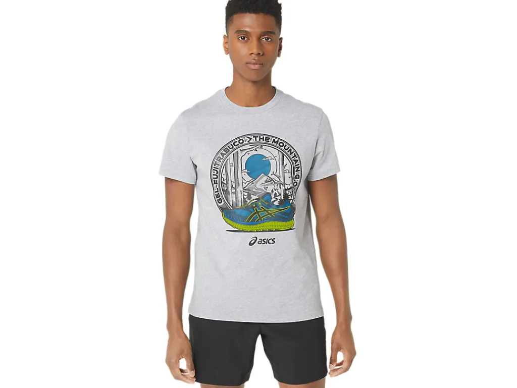 Heren ASICS Shirts Met Korte Mouwen*Graphic Tee Trabuco 2