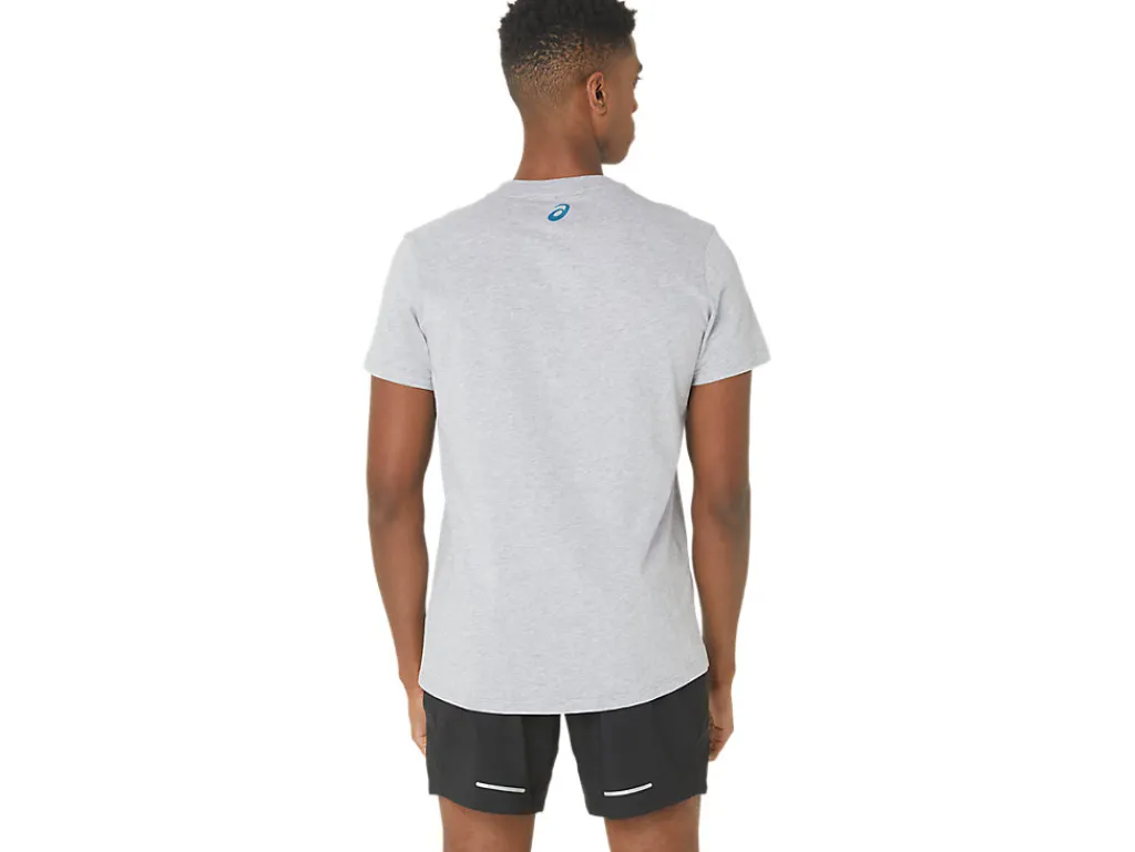 Heren ASICS Shirts Met Korte Mouwen*Graphic Tee Trabuco 2