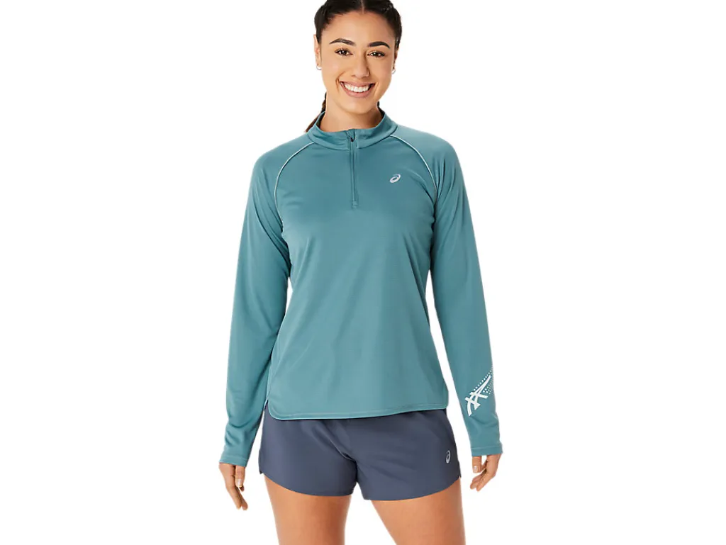 Missen ASICS Shirts Met Lange Mouwen*Icon Ls 1/2 Zip