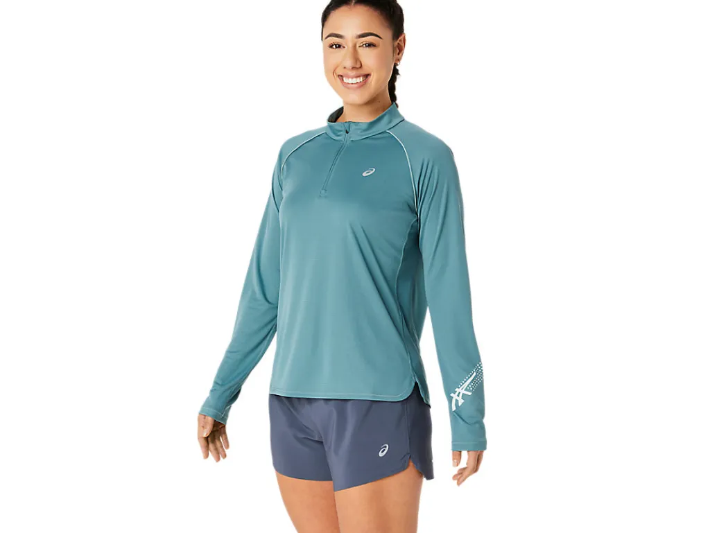 icon_ls__zip_2-1.webp Missen ASICS Shirts Met Lange Mouwen*Icon Ls 1/2 Zip