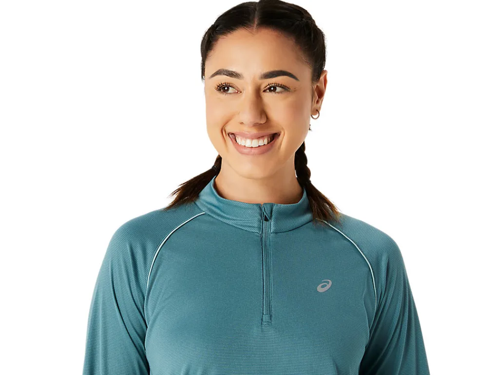 icon_ls__zip_3-1.webp Missen ASICS Shirts Met Lange Mouwen*Icon Ls 1/2 Zip