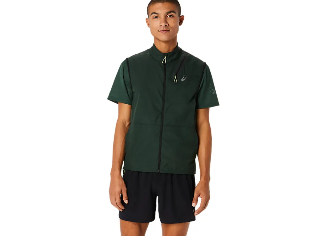 Heren ASICS Jassen En Vesten*Metarun Packable Vest