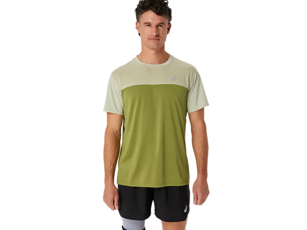 Heren ASICS Shirts Met Korte Mouwen*Race Ss Top