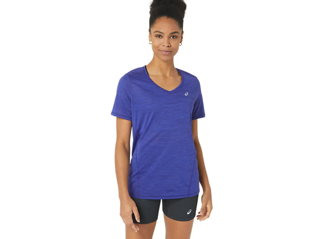 Missen ASICS Shirts Met Korte Mouwen*Race V-Neck Ss Top