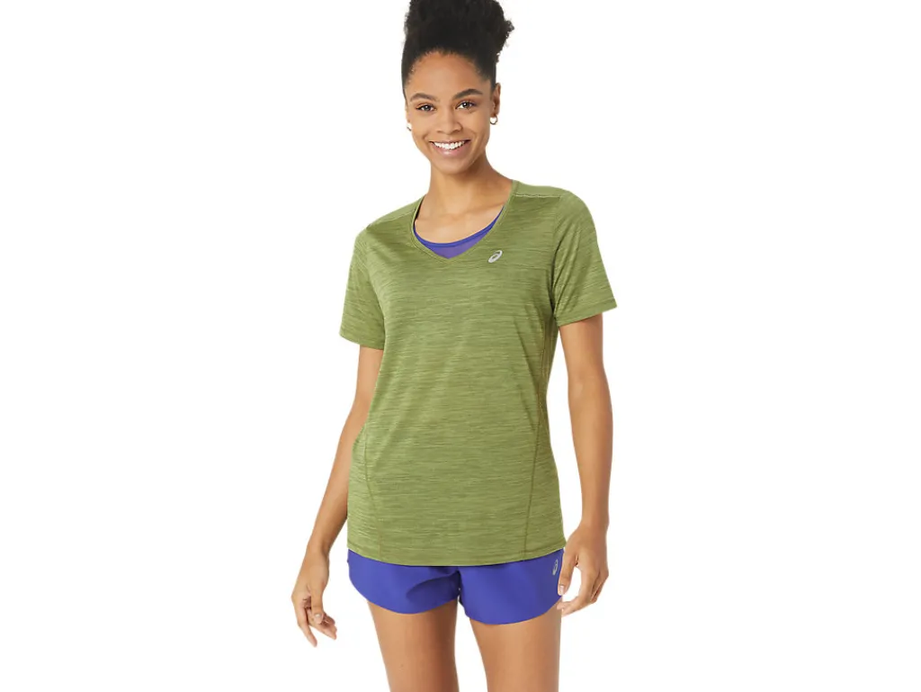 Missen ASICS Shirts Met Korte Mouwen*Race V-Neck Ss Top