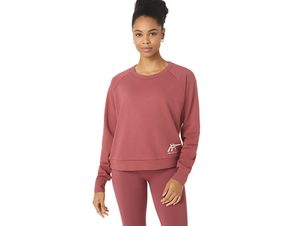 Missen ASICS Shirts Met Lange Mouwen*Tiger Sweatshirt